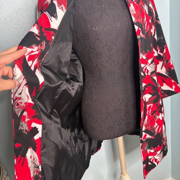 Kasper Plus Size Colorful Duster Jacket Coat Blazer - Picture 8 of 13